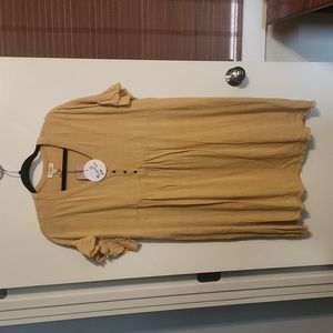 Dress, yellow, size med, NWT, Umgee brand